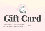 FAKARIE GIFT CARD